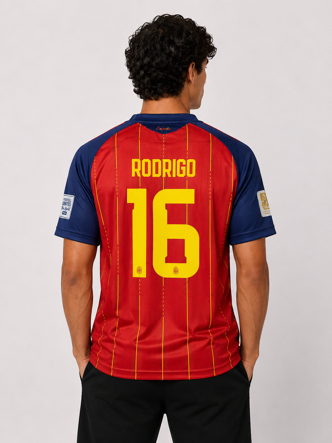 Spain 2026 Home 2-Star Jersey Rodri Sublimation
