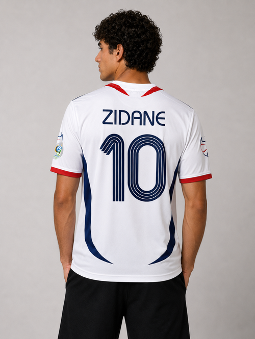 France 2006 ZIDANE 10 Away Retro Jersey