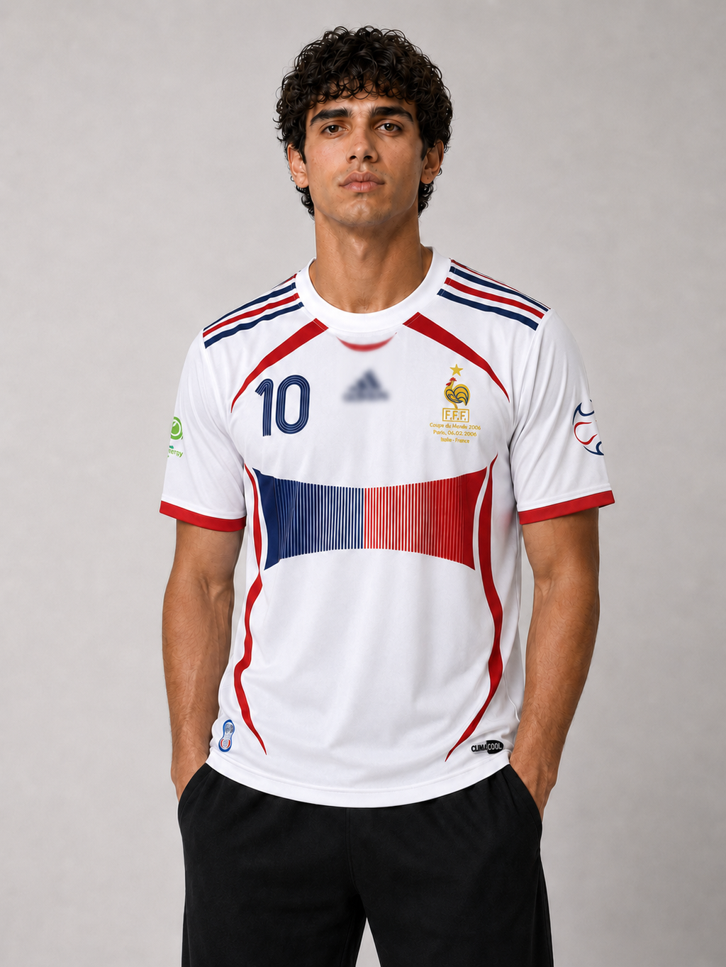 France 2006 ZIDANE 10 Away Retro Jersey