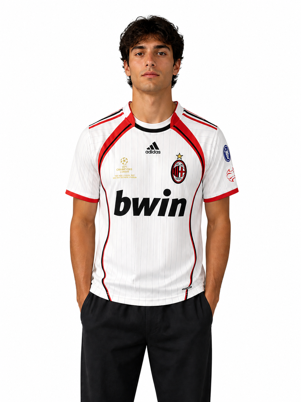 AC Milan Away Half Sleeve Jersey Maldini Sublimation