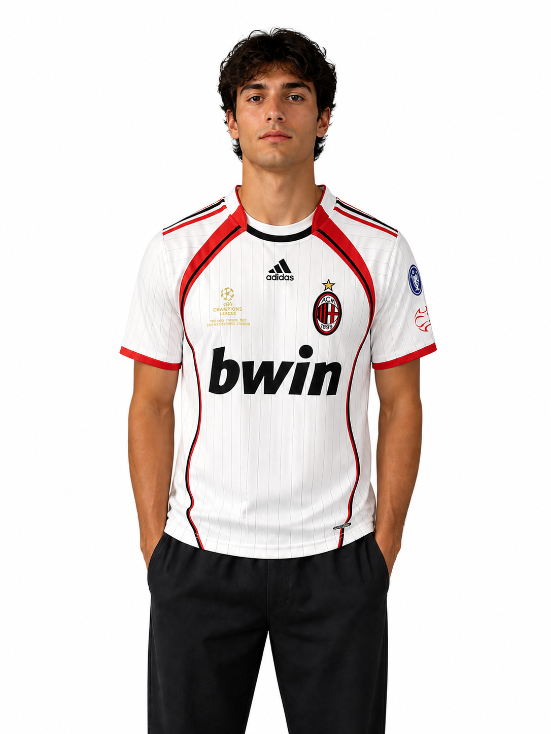 AC Milan Away Half Sleeve Jersey Maldini Sublimation