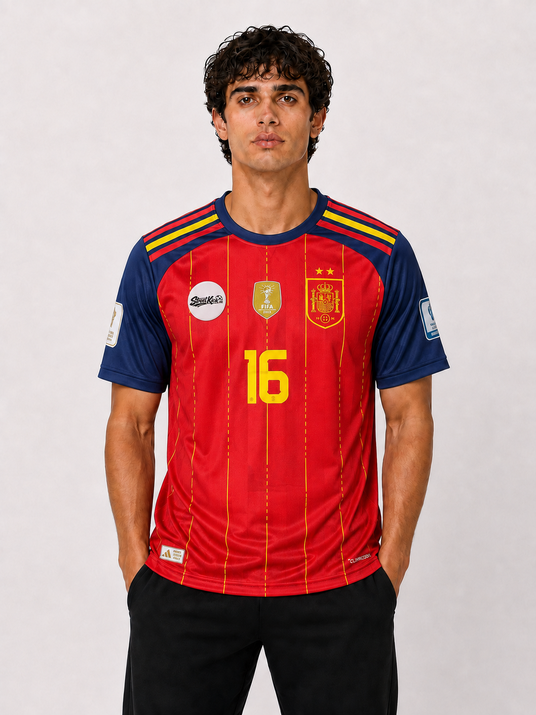 Spain 2026 Home 2-Star Jersey Rodri Sublimation