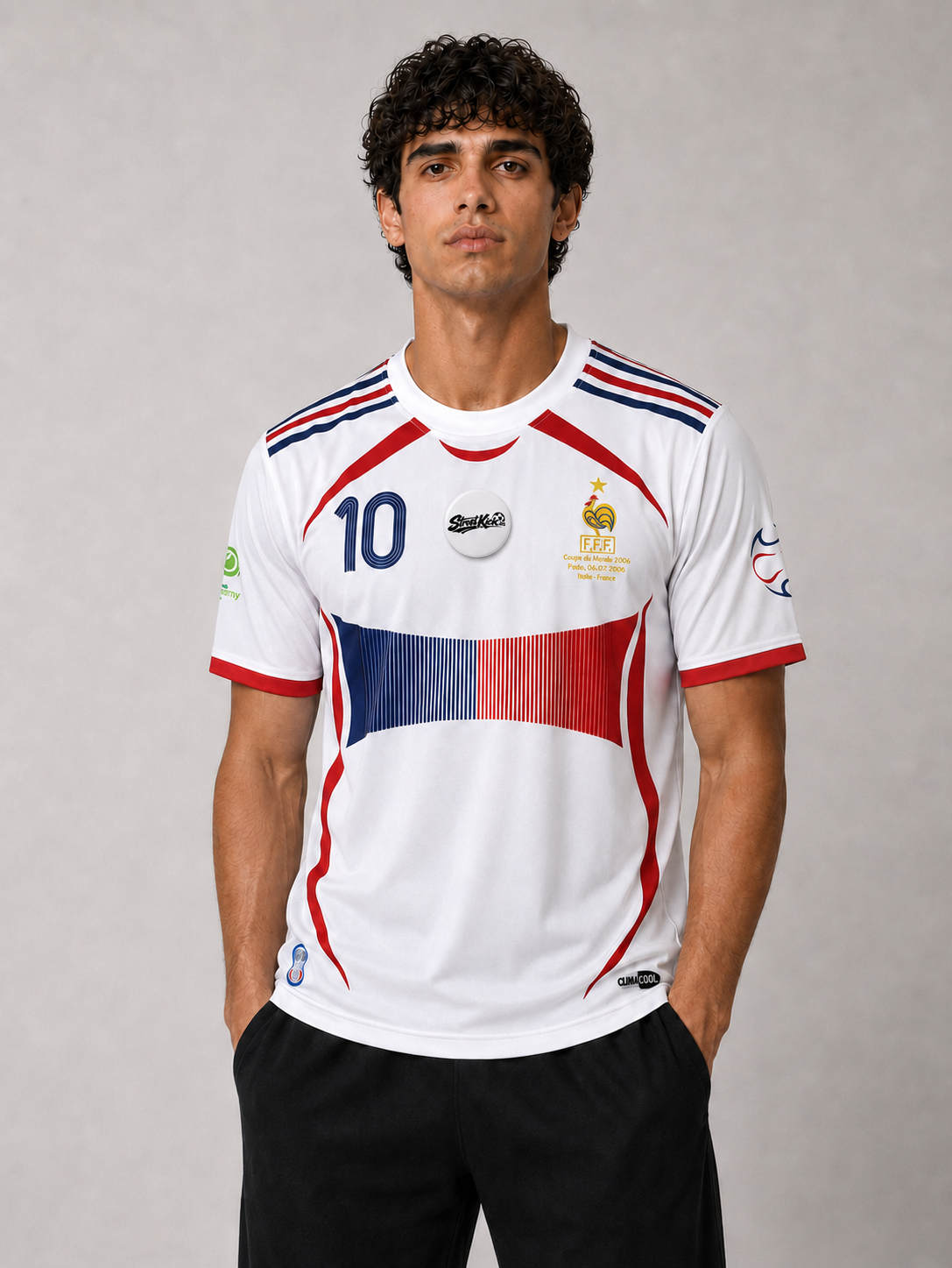 France 2006 ZIDANE 10 Away Retro Jersey
