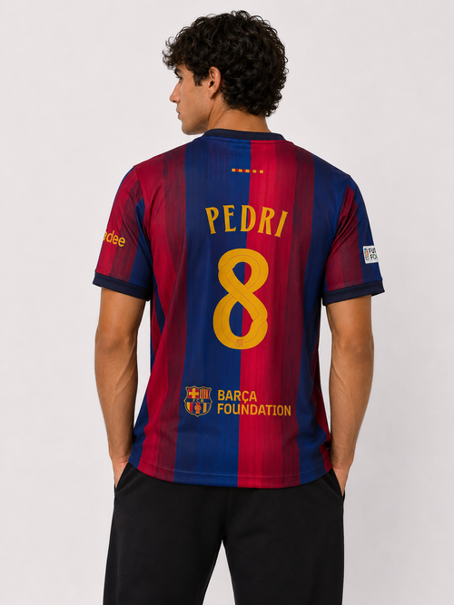 BARCELONA 2026 HOME JERSEY PEDRI SUBLIMATION
