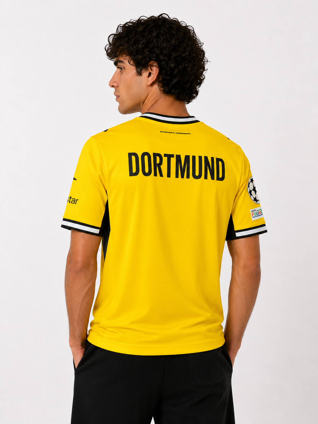 Dortmund Home Jersey 26-27 Embroidery