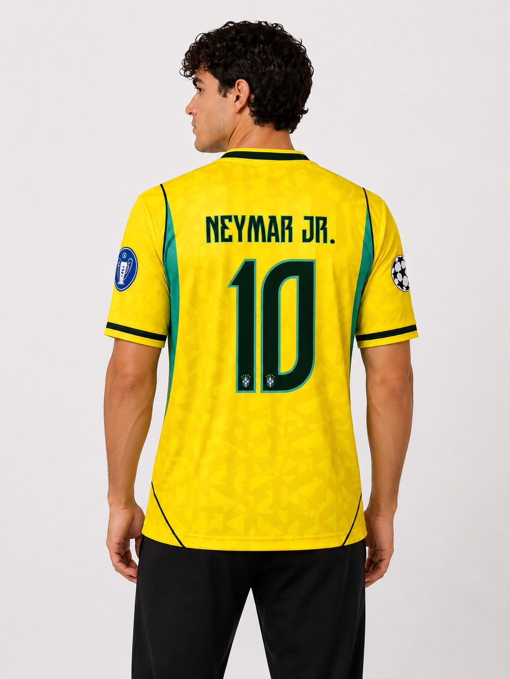 Brazil 26 Home Jersey Neymar Jr Sublimation