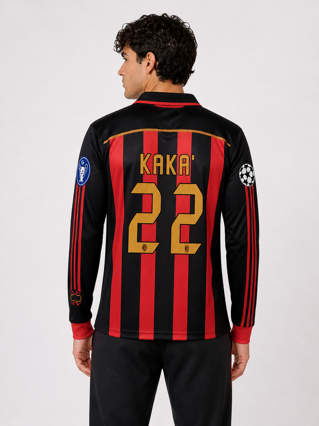 AC Milan Home Kaká #22 Retro 2006-07 Jersey